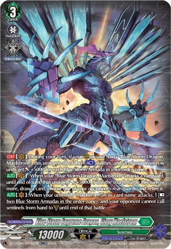 Blue Storm Supreme Dragon, Glory Maelstrom: DZ Booster Set 06: Generation Dragenesis