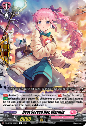 Best Served Hot, Warmia : DZ Booster Set 07: Moon Fangs & Cerulean Blaze