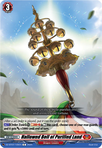 Hallowed Bell of Purified Land : DZ Booster Set 07: Moon Fangs & Cerulean Blaze