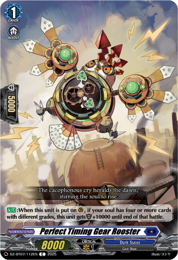 Perfect Timing Gear Rooster : DZ Booster Set 07: Moon Fangs & Cerulean Blaze