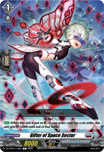 Gifter of Space Sector : DZ Booster Set 07: Moon Fangs & Cerulean Blaze