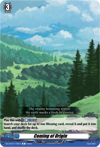 Coming of Origin : DZ Booster Set 07: Moon Fangs & Cerulean Blaze