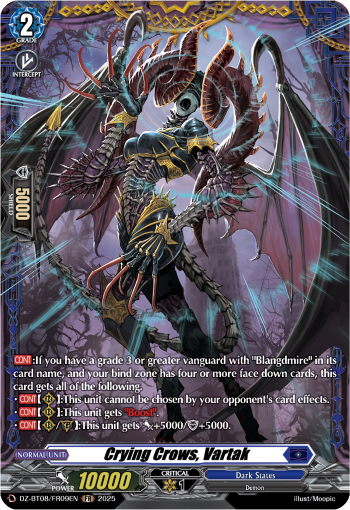 Crying Crows, Vartak : DZ Booster Set 08: Knights 0f Rebirth