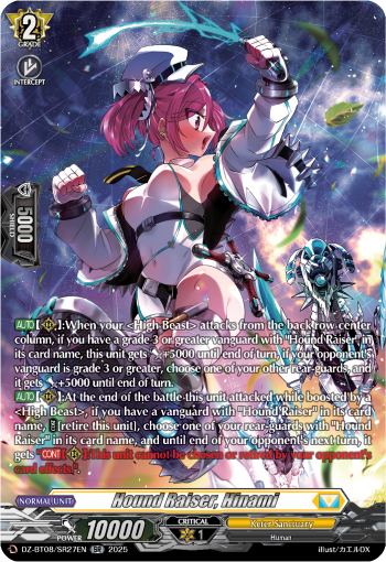 Hound Raiser, Hinami: DZ Booster Set 08: Knights 0f Rebirth