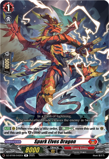 Spark Elves Dragon: DZ Booster Set 09: Super Brave Detonation