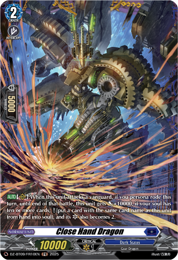 Close Hand Dragon: DZ Booster Set 09: Super Brave Detonation