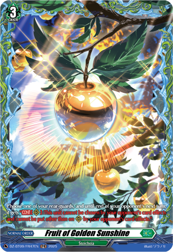 Fruit of Golden Sunshine: DZ Booster Set 09: Super Brave Detonation