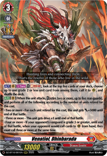 Venatiol, Dhinbarada: DZ Booster Set 10: Dragonsoul Resonance