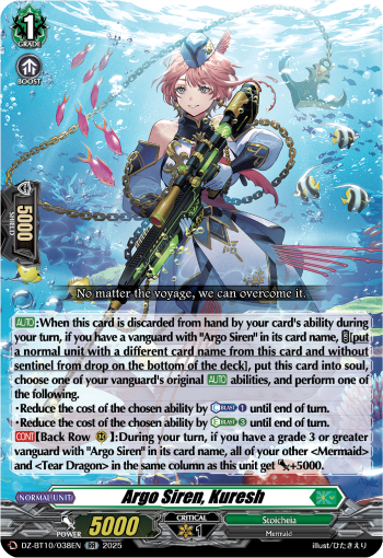 Argo Siren, Kuresh: DZ Booster Set 10: Dragonsoul Resonance