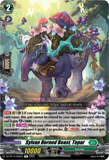 Sylvan Horned Beast, Tepar: DZ Booster Set 10: Dragonsoul Resonance