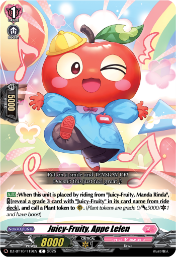 Juicy-Fruity, Appe Lelen: DZ Booster Set 10: Dragonsoul Resonance