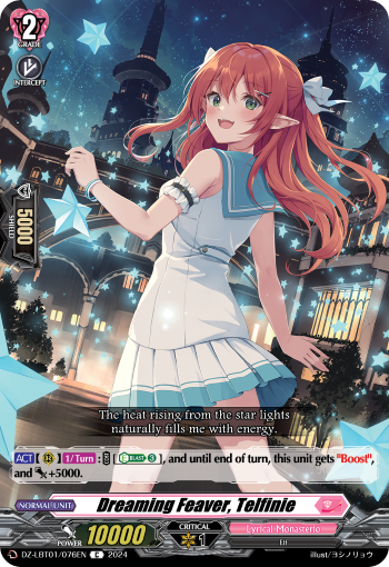 Dreaming Feaver, Telfinie: DZ Lyrical Booster: Lyrical Monasterio Sparkling Stars!