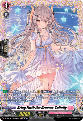 Bring Forth the Dreams, Tolteily: DZ Lyrical Booster: Lyrical Monasterio Sparkling Stars!