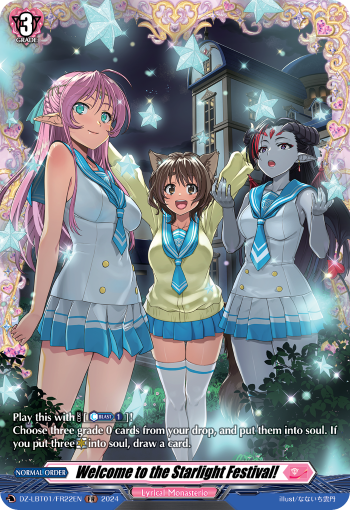 Welcome to the Starlight Festival!: DZ Lyrical Booster: Lyrical Monasterio Sparkling Stars!