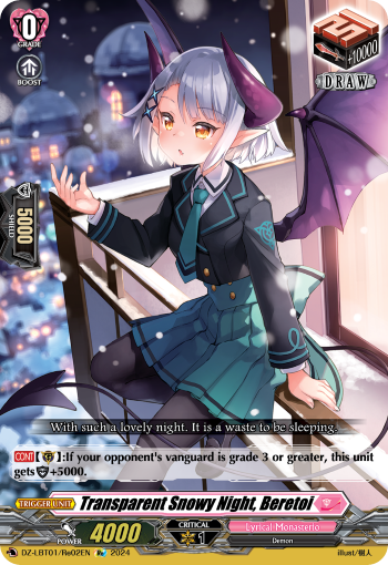 Transparent Snowy Night, Beretoi: DZ Lyrical Booster: Lyrical Monasterio Sparkling Stars!