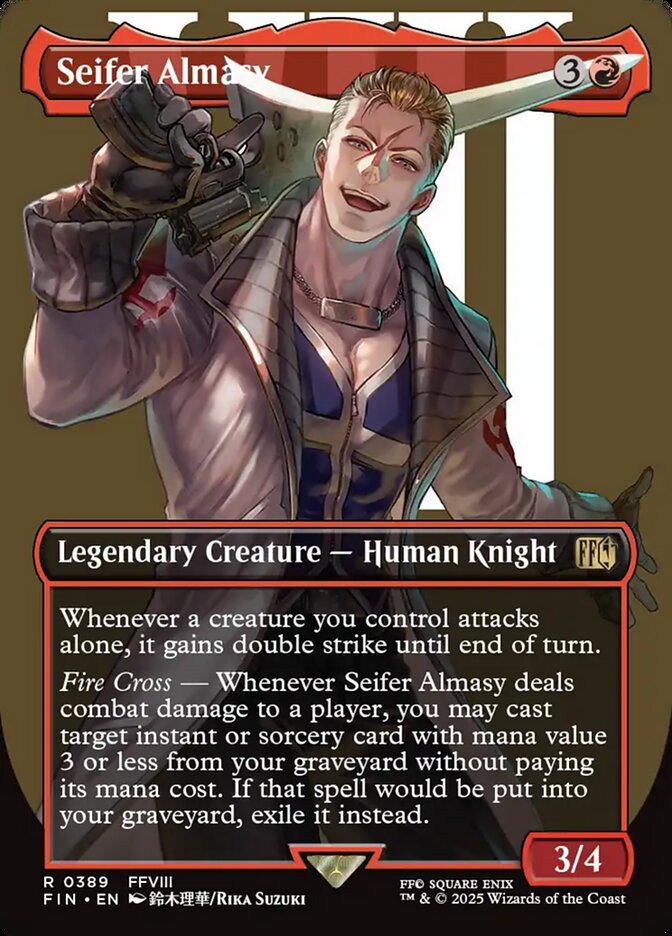 Seifer Almasy (#389) (Borderless) - (Foil): Final Fantasy