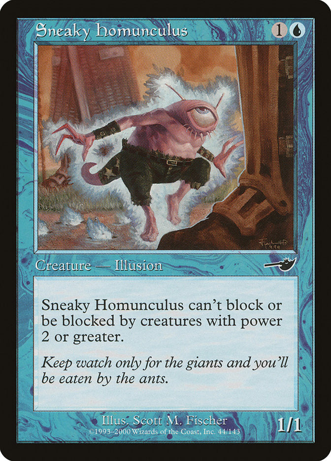 Sneaky Homunculus - (Foil): Nemesis