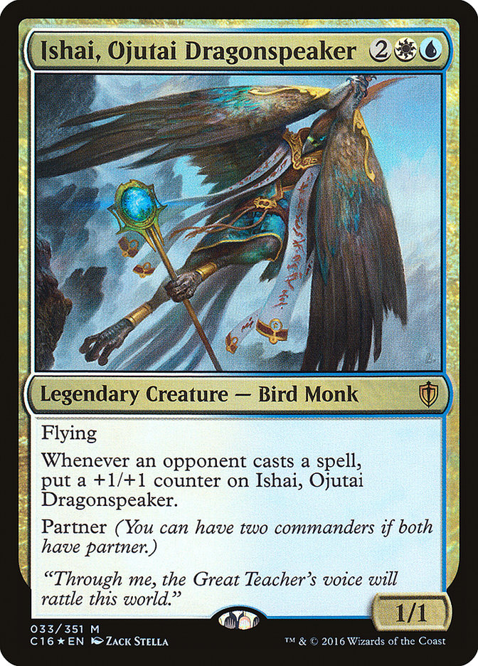 Ishai, Ojutai Dragonspeaker - (Foil): Commander 2016