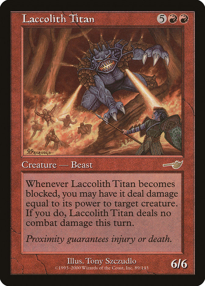 Laccolith Titan - (Foil): Nemesis