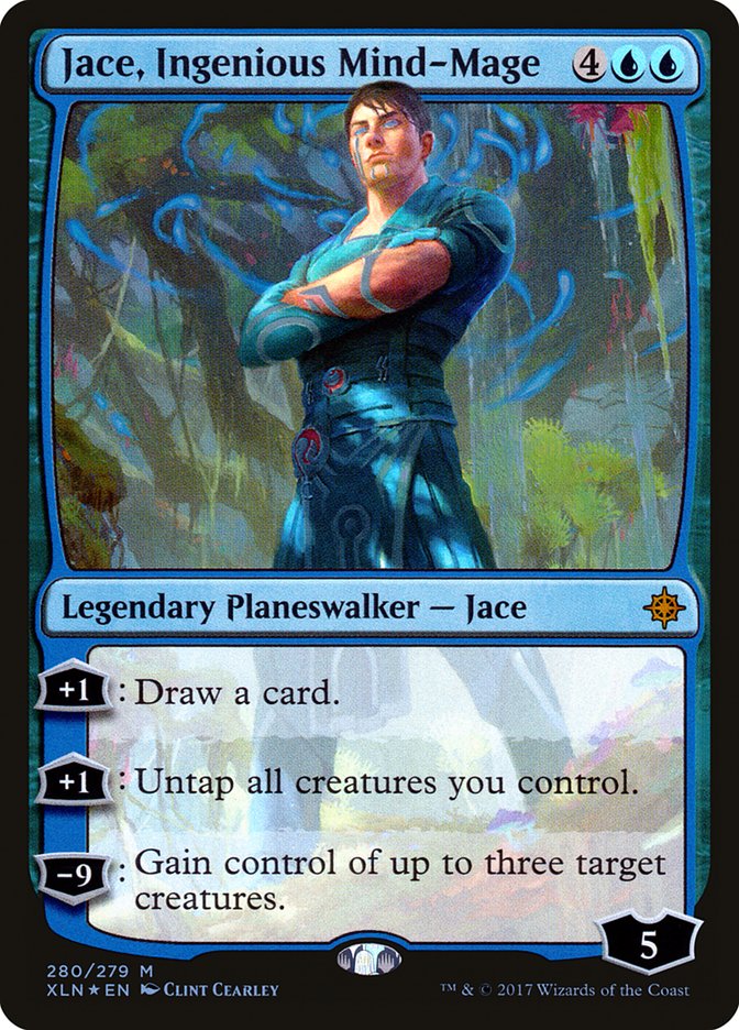 Jace, Ingenious Mind-Mage (Planeswalker Deck) - (Foil): Ixalan