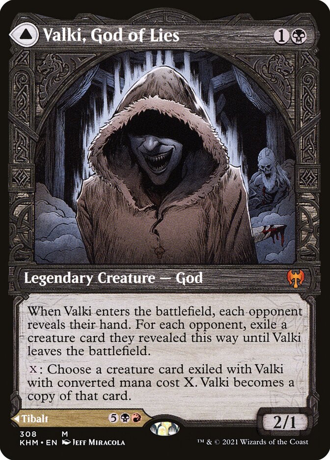 Valki, God of Lies // Tibalt, Cosmic Impostor (Showcase): Kaldheim