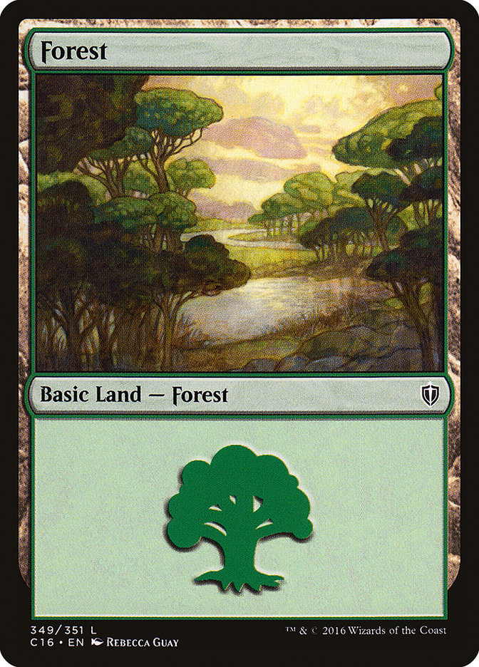 Forest (#349): Commander 2016