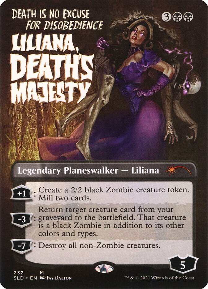 Liliana, Death's Majesty (Secret Lair) (Borderless)