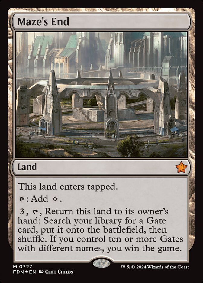 Maze's End - (Foil): Foundations
