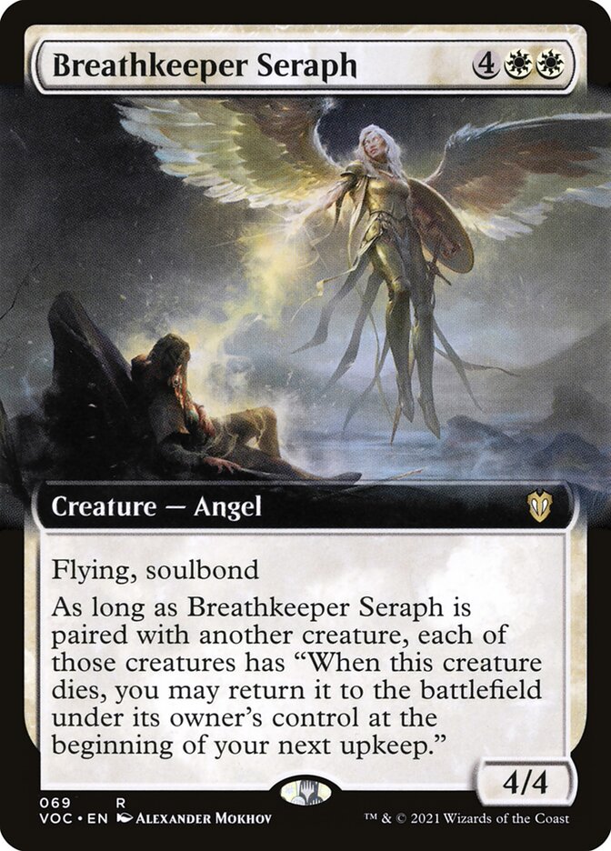 Breathkeeper Seraph (Extended Art): Crimson Vow Commander