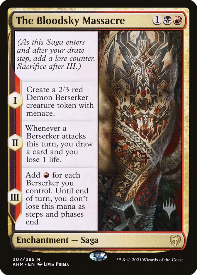 The Bloodsky Massacre (Promo Pack) (Kaldheim) - (Foil): Kaldheim Promos