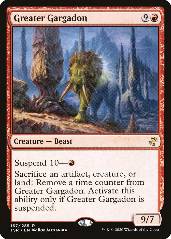 Greater Gargadon - (Foil): Time Spiral Remastered