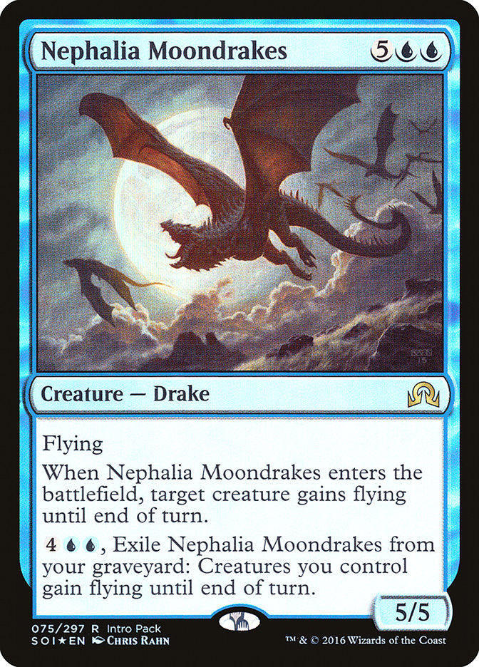 Nephalia Moondrakes (Intro Pack) - (Foil): Shadows over Innistrad Promos