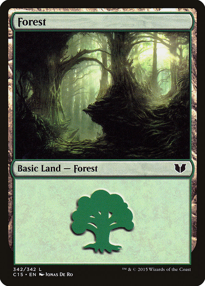 Forest (#342): Commander 2015