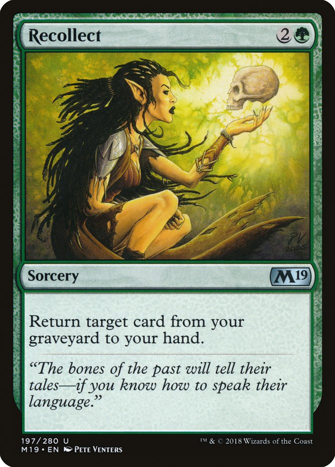 Recollect - (Foil): Core Set 2019