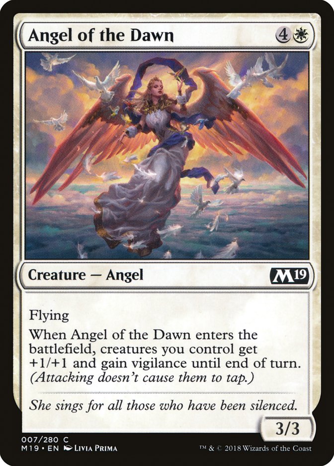 Angel of the Dawn - (Foil): Core Set 2019