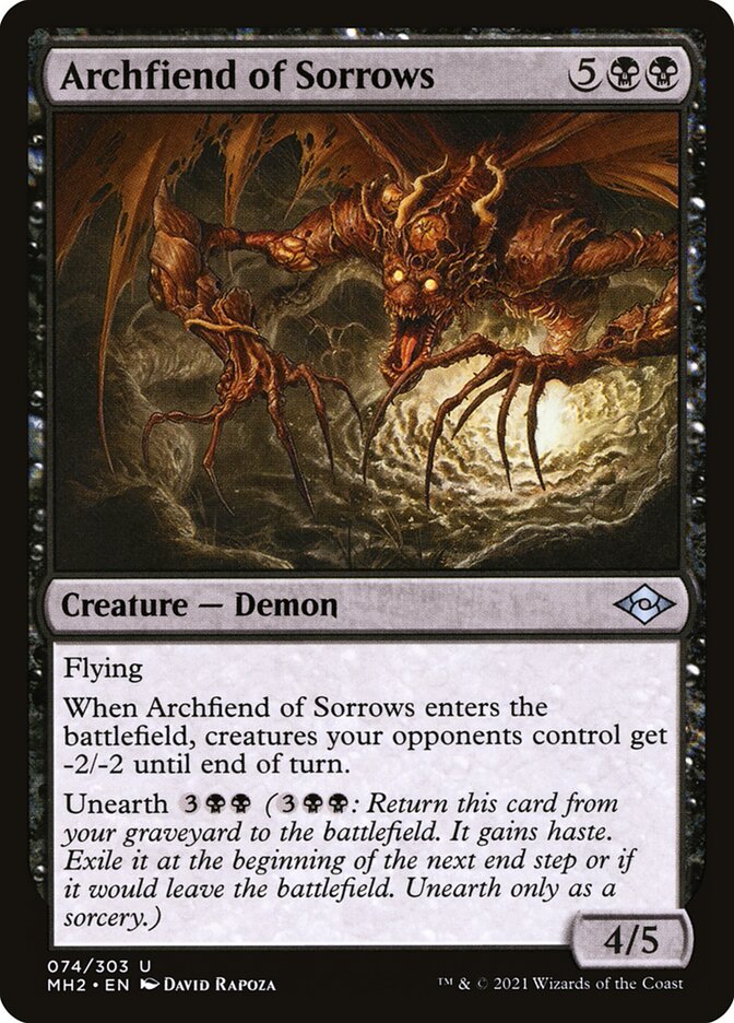 Archfiend of Sorrows: Modern Horizons 2