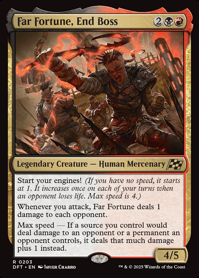 Far Fortune, End Boss - (Foil): Aetherdrift