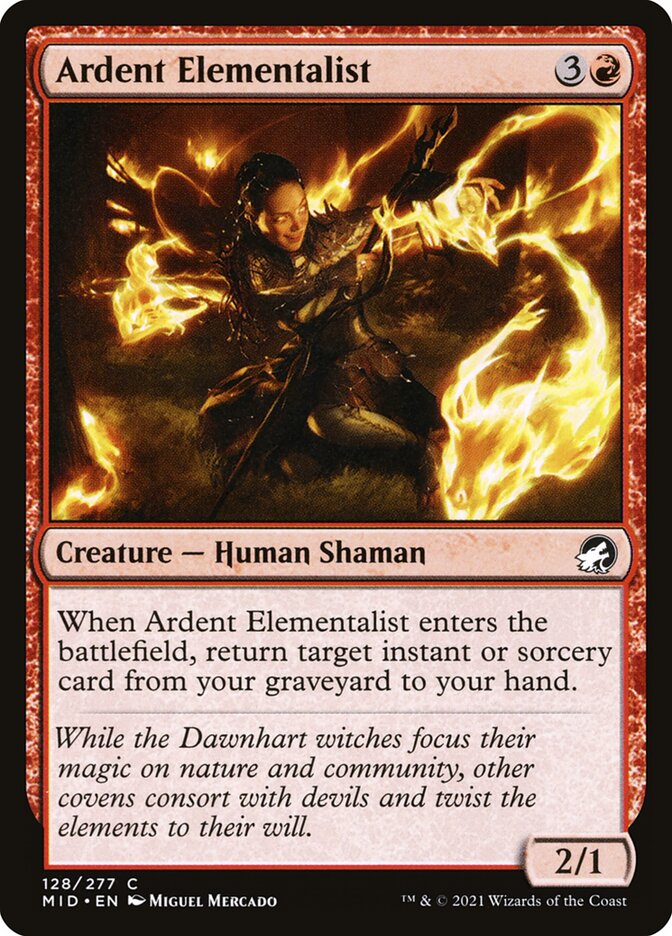 Ardent Elementalist: Innistrad: Midnight Hunt