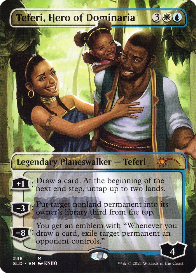 Teferi, Hero of Dominaria (Secret Lair) (Borderless) - (Foil)