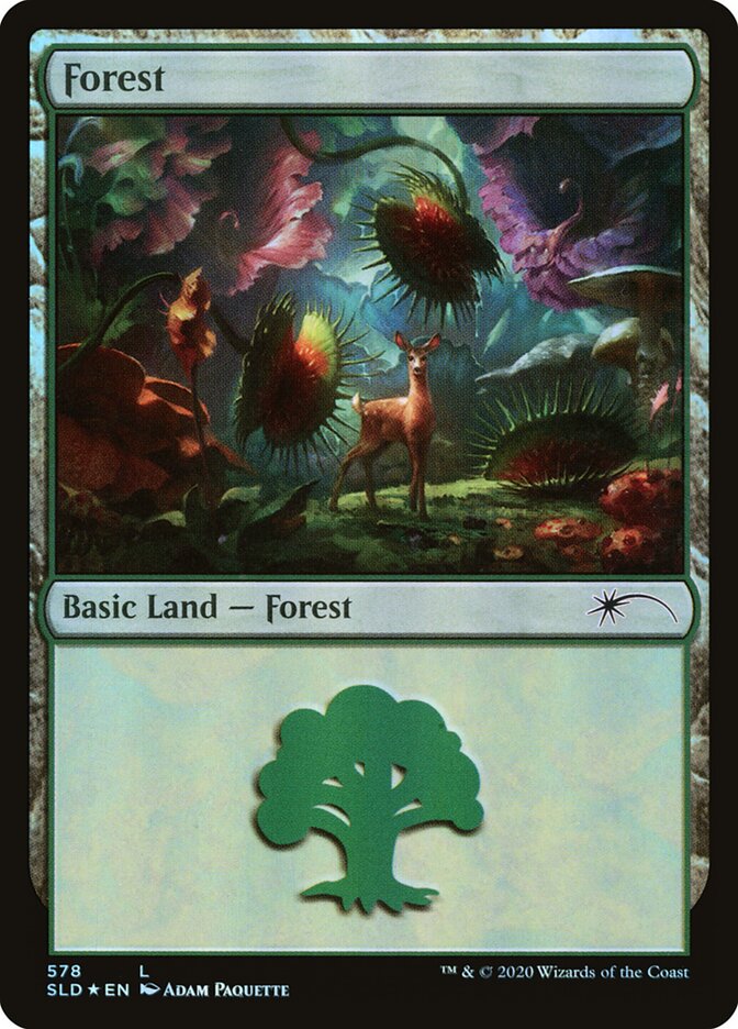 Forest (Secret Lair) (#578) - (Foil): Secret Lair Drop
