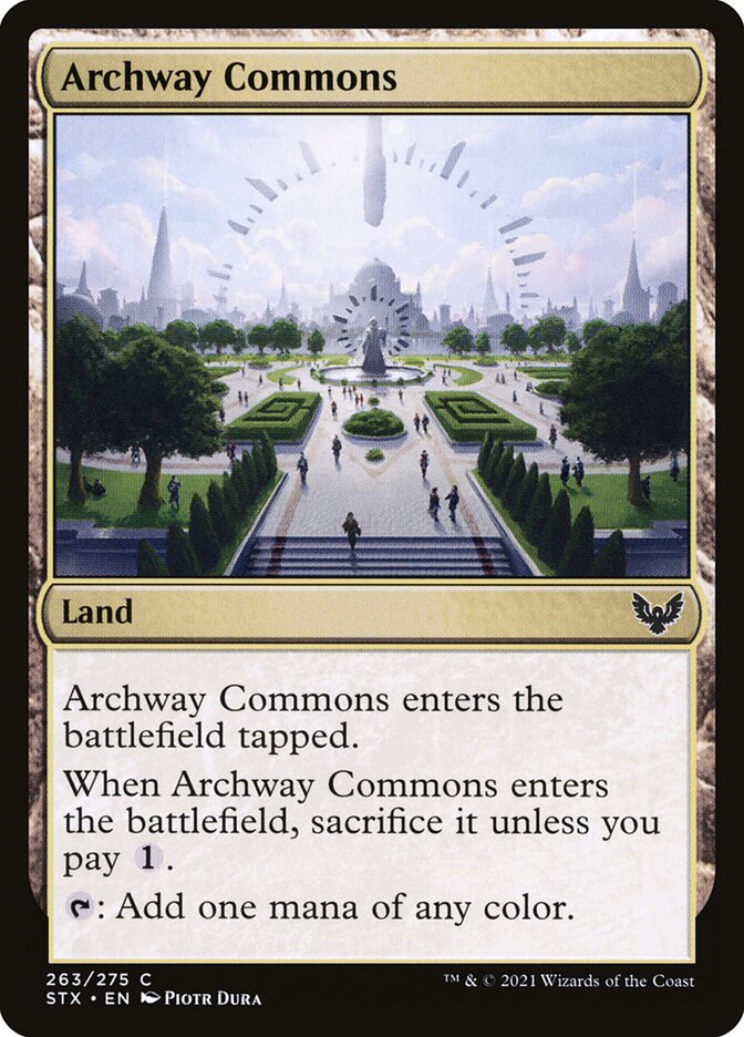 Archway Commons - (Foil): Strixhaven: School of Mages