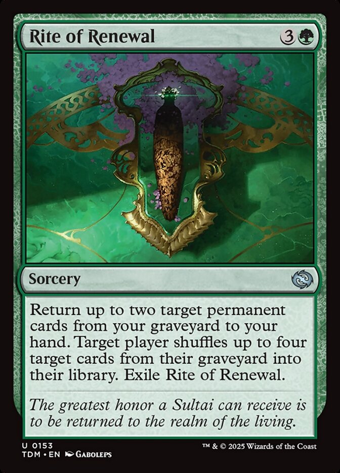 Rite of Renewal: Tarkir: Dragonstorm