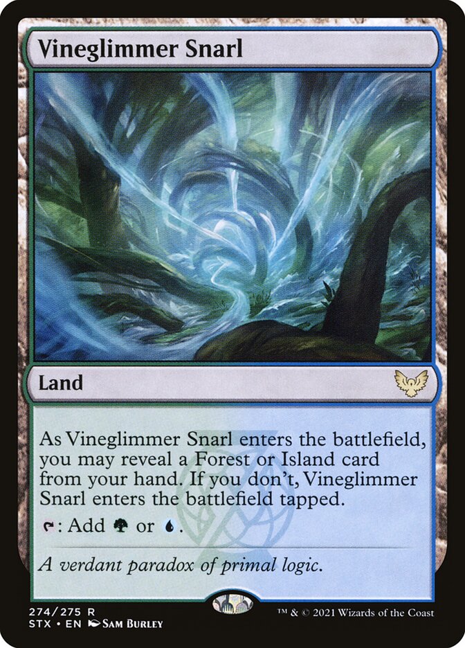 Vineglimmer Snarl - (Foil): Strixhaven: School of Mages