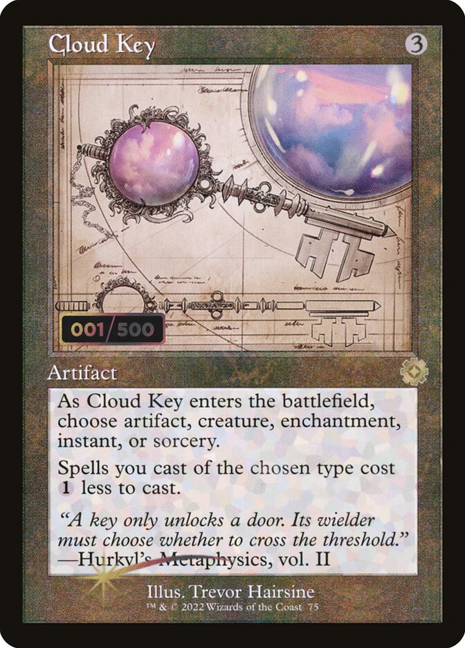 Cloud Key - (Foil): The Brothers' War Retro Artifacts