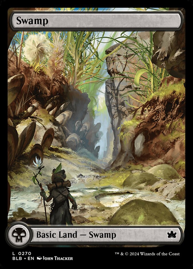 Swamp (#270) (Full Art): Bloomburrow