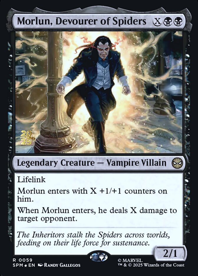 Morlun, Devourer of Spiders (Prerelease) (Marvel's Spider-Man) - (Foil): Marvel's Spider-Man Promos