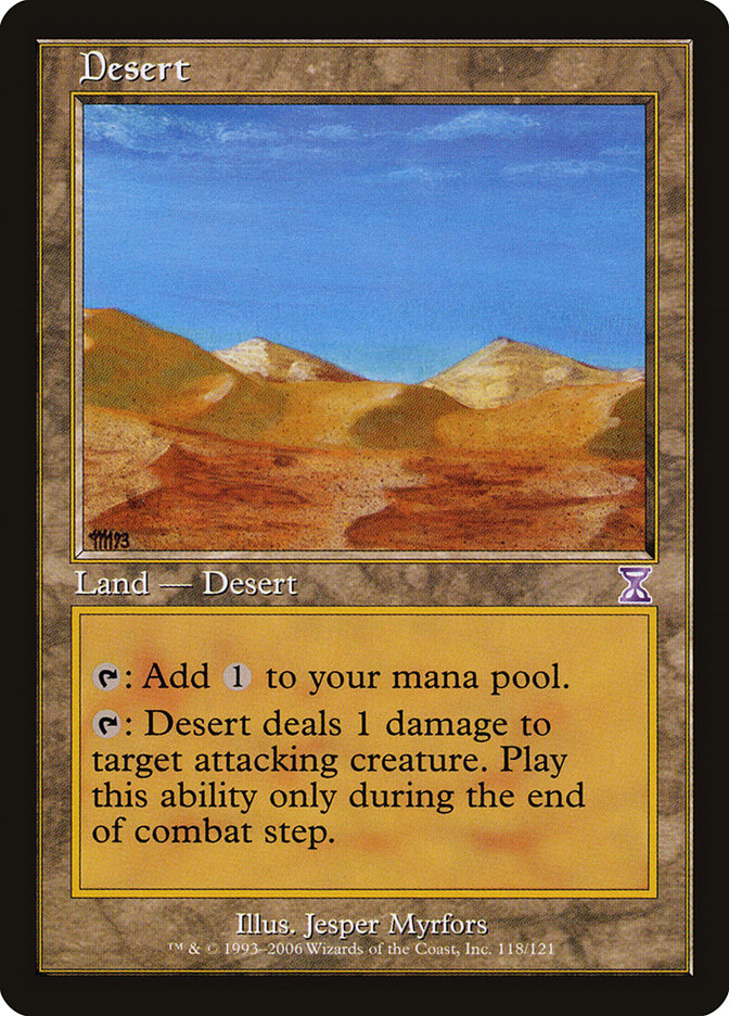 Desert - (Foil): Time Spiral Timeshifted