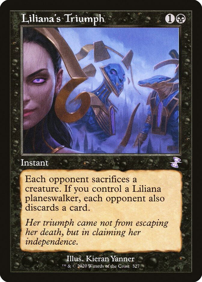Liliana's Triumph (Retro Frame): Time Spiral Remastered
