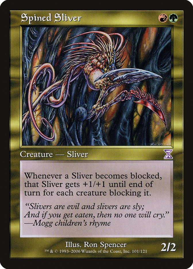 Spined Sliver - (Foil): Time Spiral Timeshifted