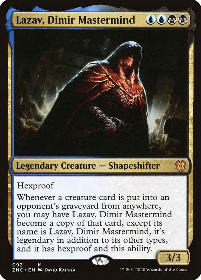 Lazav, Dimir Mastermind: Zendikar Rising Commander